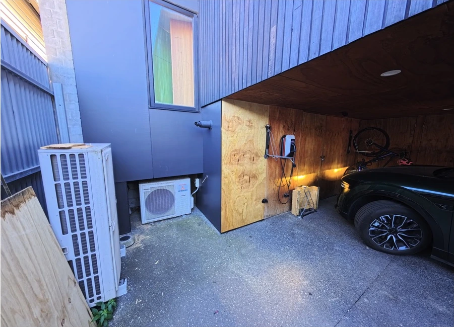Completed cement-sheet and plywood exterior cladding renewal at Clifton Hill
